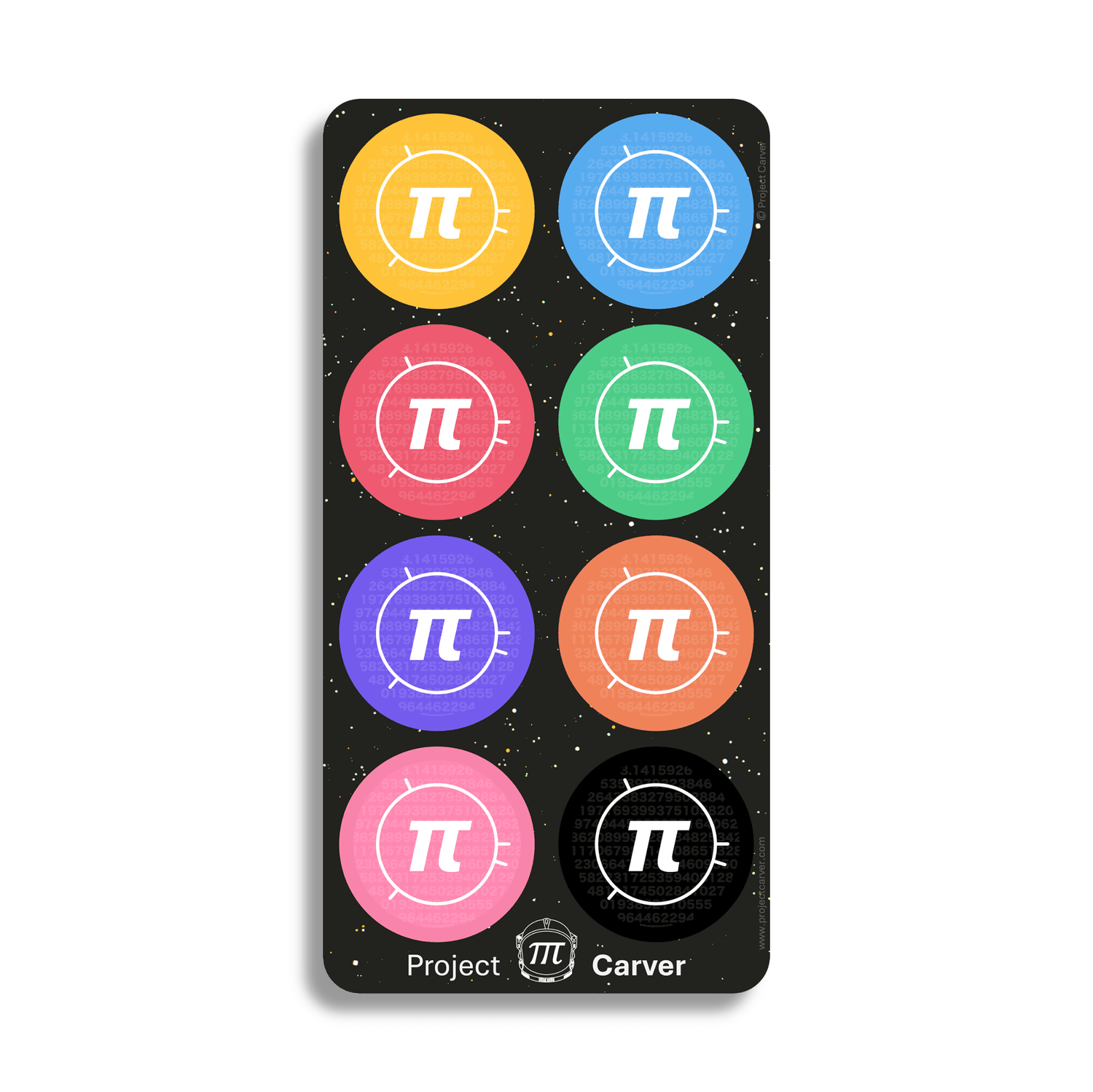 Pi Sticker Sheet (Limited Quantity)